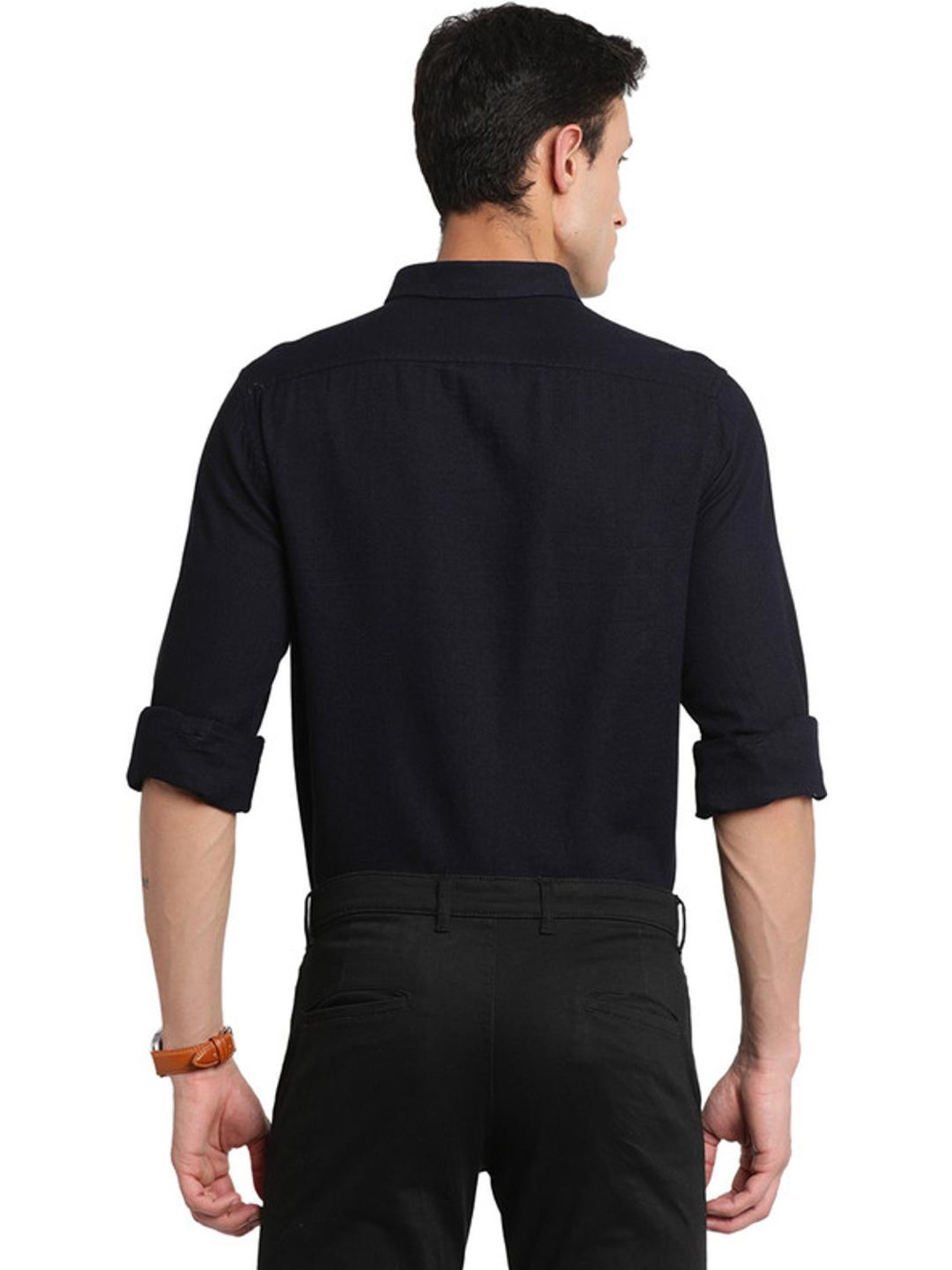 Turtle Ink Blue Slim Fit Shirt