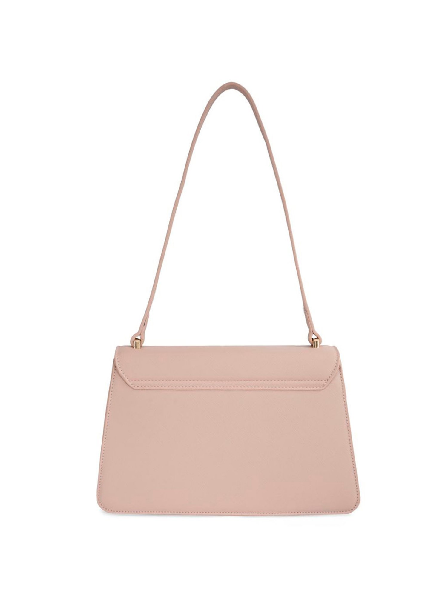 Aeropostale Agetha Pink PU Textured Sling Handbag with Pouch