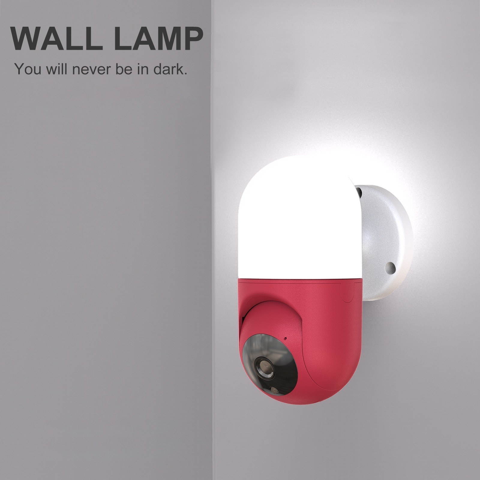 Home Security WIFI Camera Wall Lamp 1080P Wireless IP Camera Baby Monitor P/T/Z Security Camera Courtyard