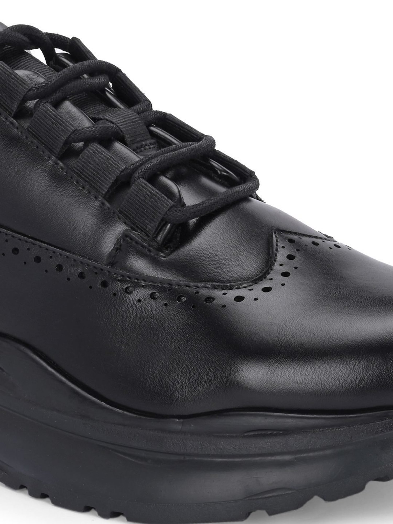 Hoversole Men's Gravity-2 Black Casual Sneakers