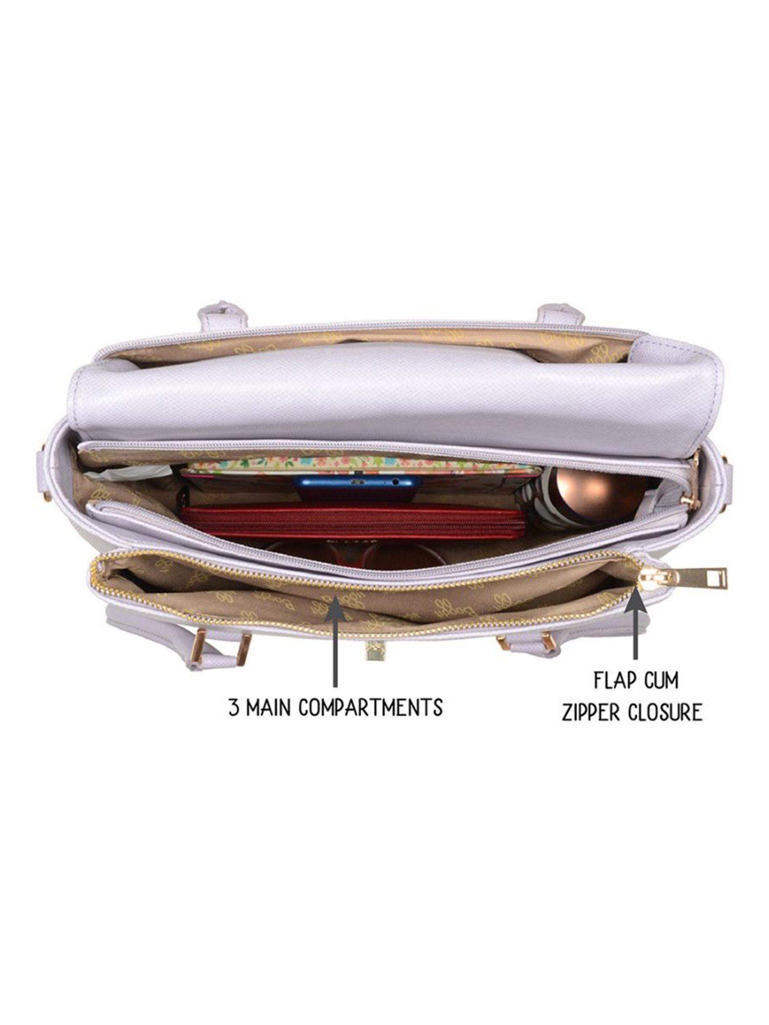 Baggit Purple Large Shoulder Bag