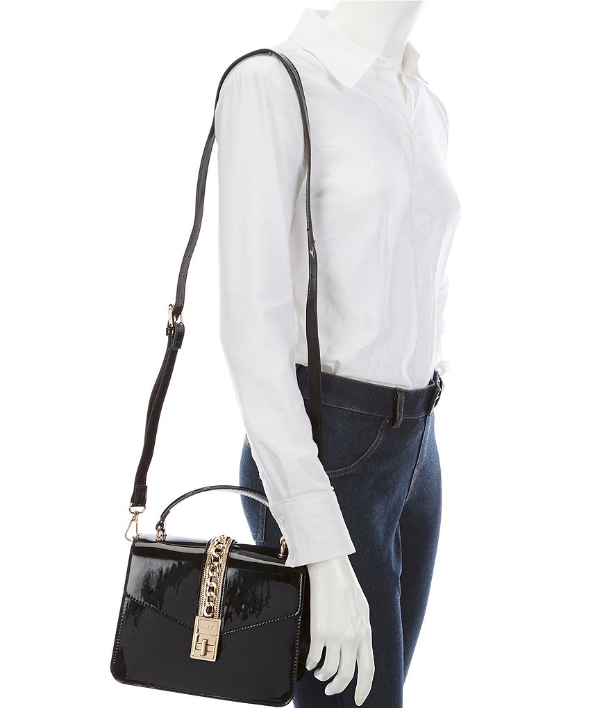 ALDO Bisciglia Top Handle Turn Lock Satchel Bag