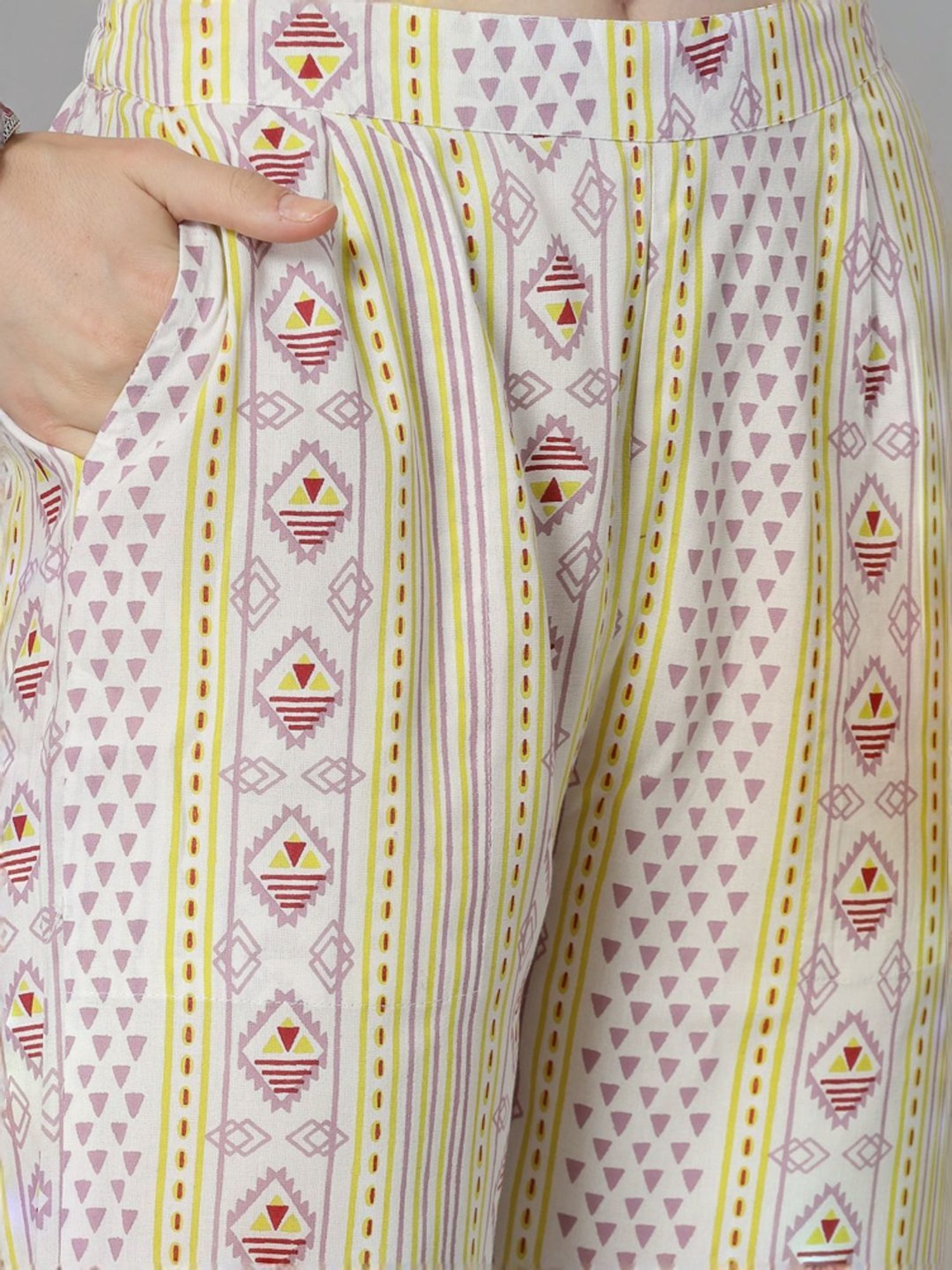 Stylum Multicolor Printed Top & Pants Set