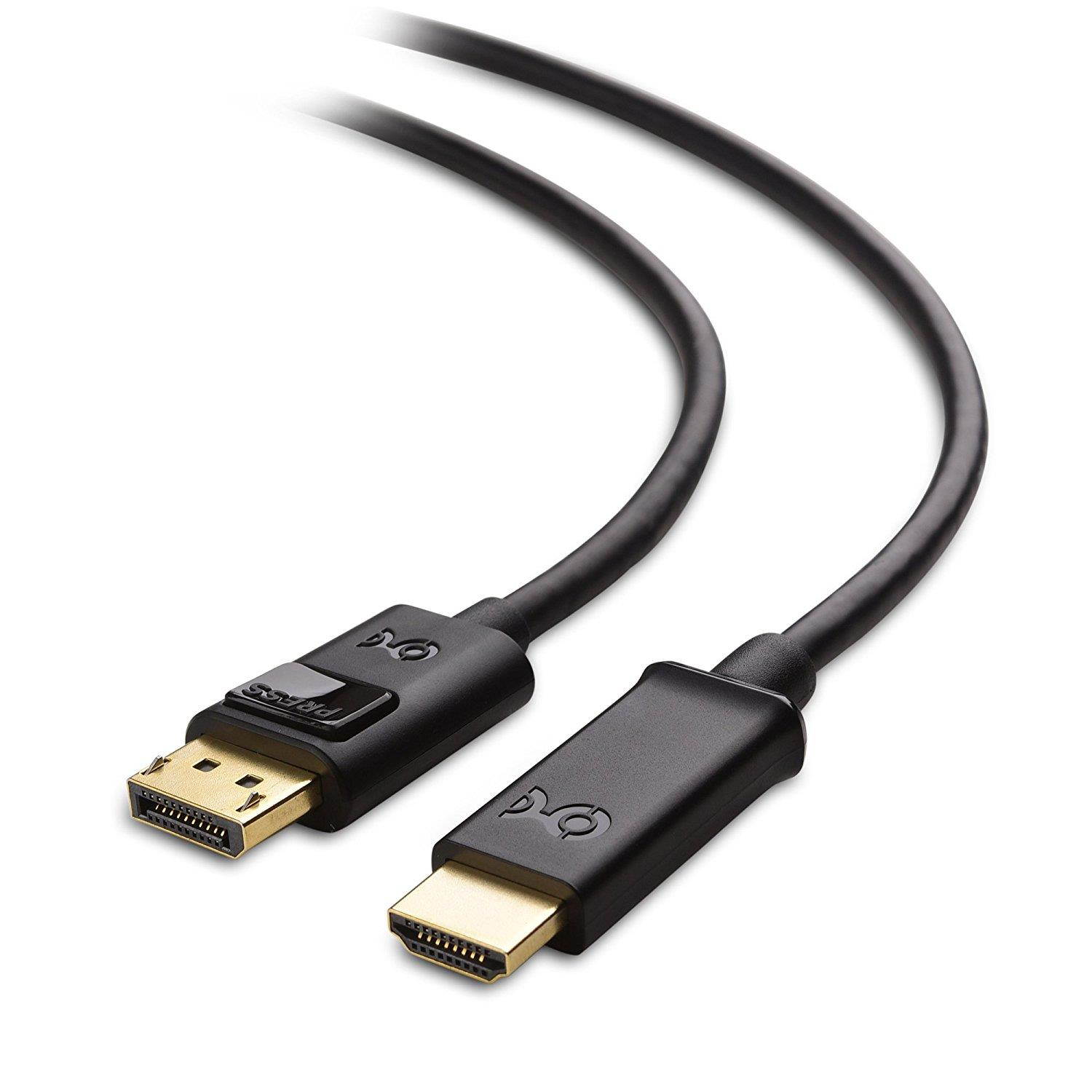 Cable Matters Gold Plated DisplayPort to HDTV Cable 6 Feet