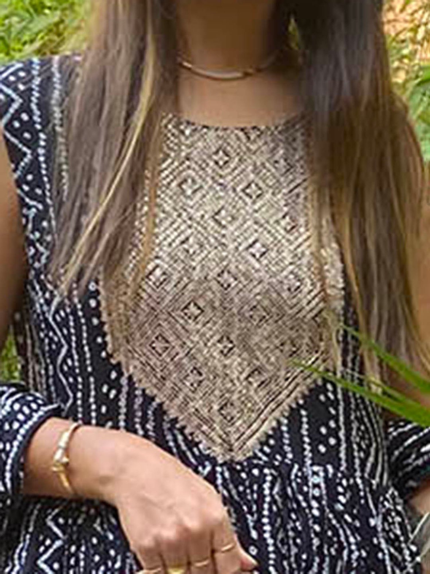 URBAN MYSTIC Black Rayon Embroidered Kurta & Sharara Set