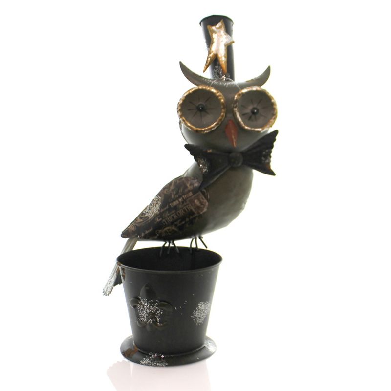 Halloween Owl Bucket  -  Decorative Figurines