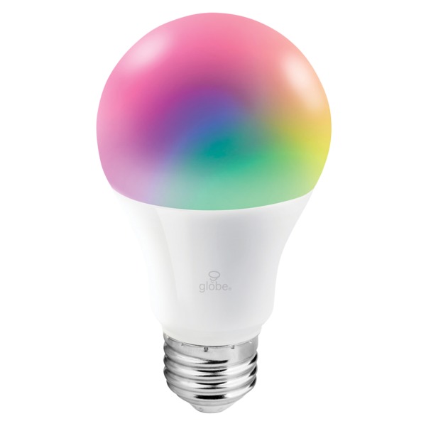 A19-Shape E26-Base Wi-Fi(R) Smart Color-Changing-RGB Tunable-White 60-Watt-Equivalent Frosted LED Light Bulb (1 Pack)