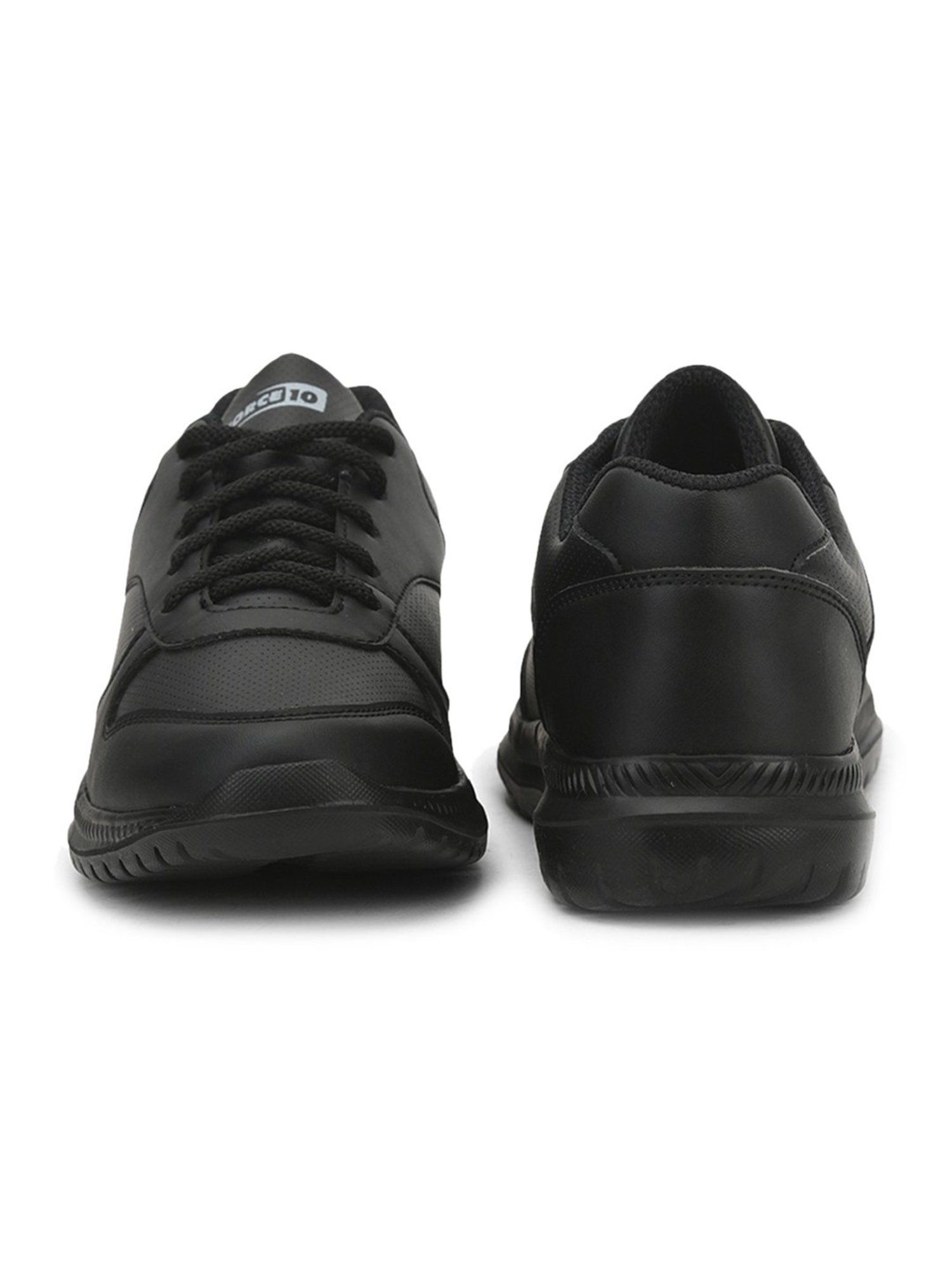 Force 10 By Liberty Kids Black Lace Up Shoes