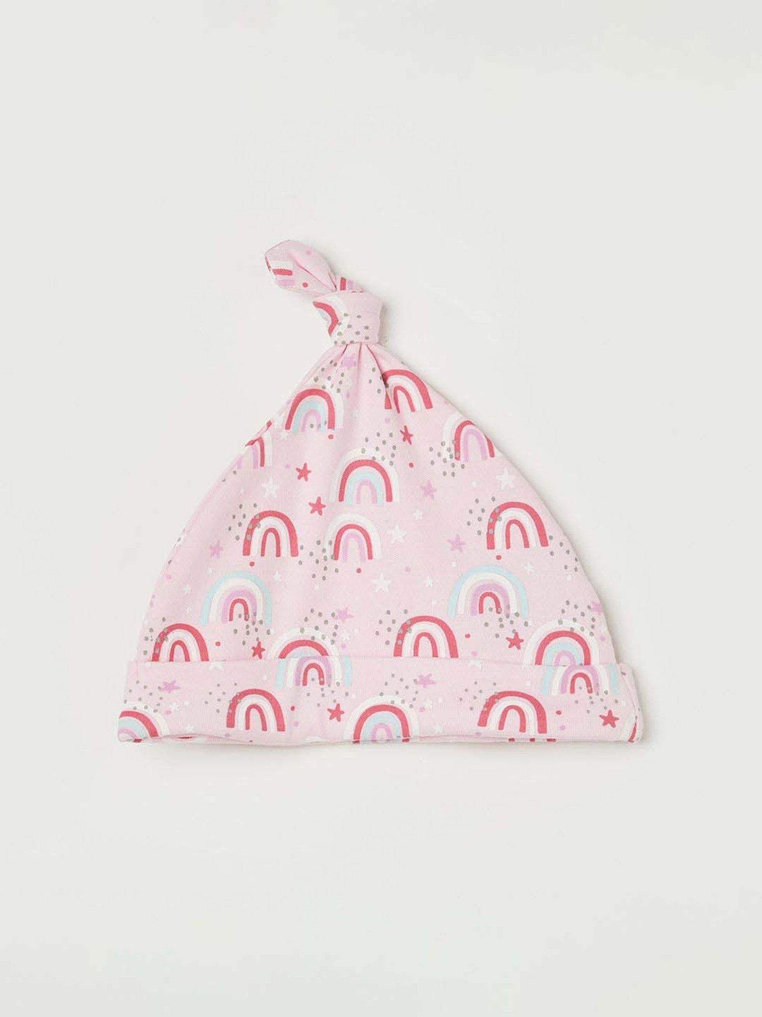 Juniors by Lifestyle White & Pink Cotton Printed Onesie Set