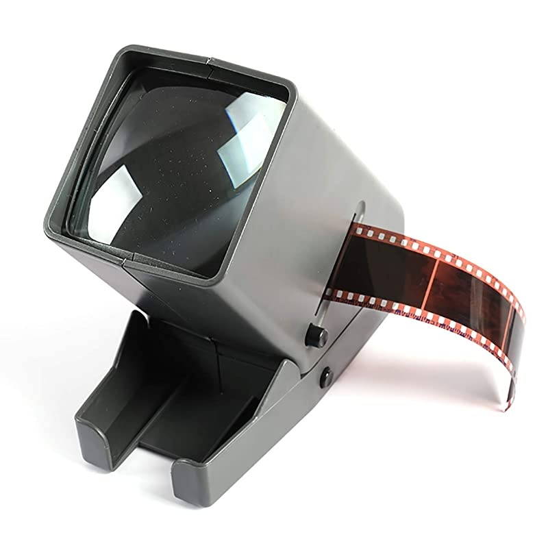 Lighted Viewing for 35mm Slides & Film Negatives, Desk Top/Portable Negative and Slide Viewer 3X Magnification,USB Powered 35mm Film and Slide Viewer