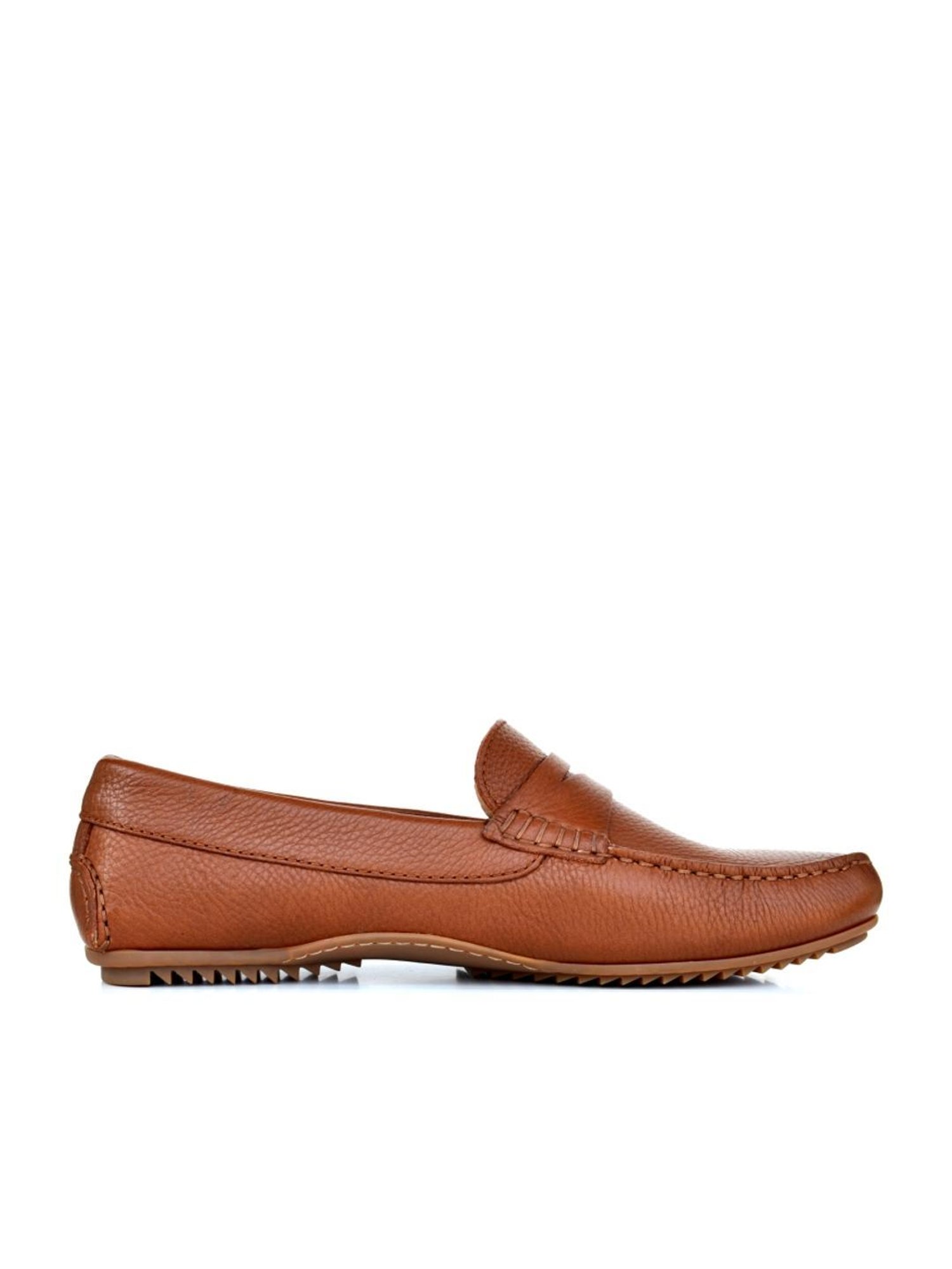 Language Shoes Men's Moscio Driver Tan Loafers