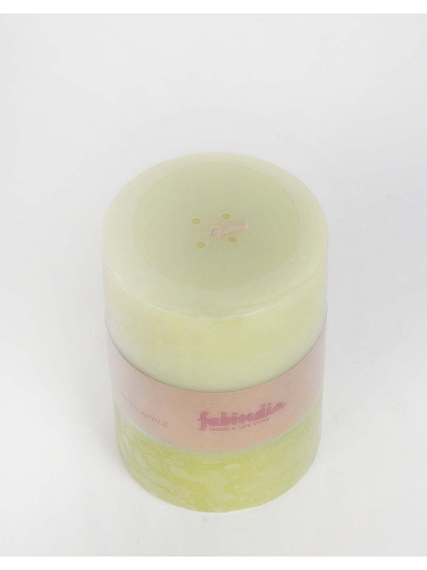 Fabindia Others Green Wax Scented Candle - Set of 1