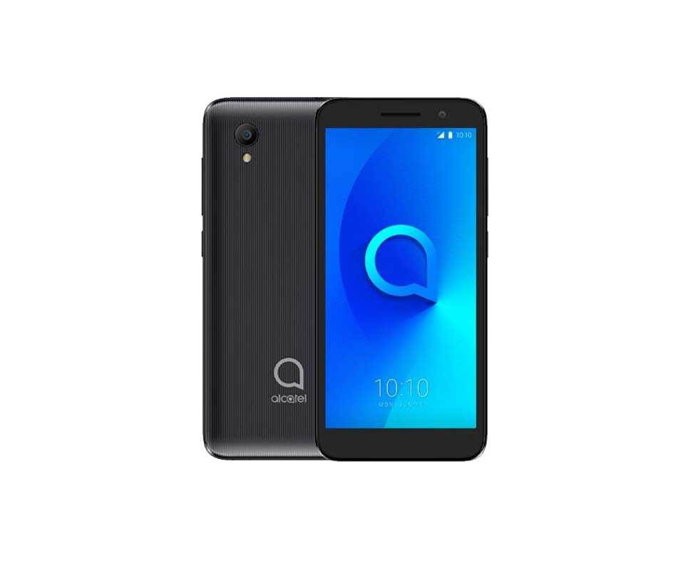 Unlocked smartphone Alcatel 1 (16GB + 1GB RAM) 5.0" FM Radio, Dual SIM - GSM Unlocked US & Global 4G LTE  5033E (Volcano Black)