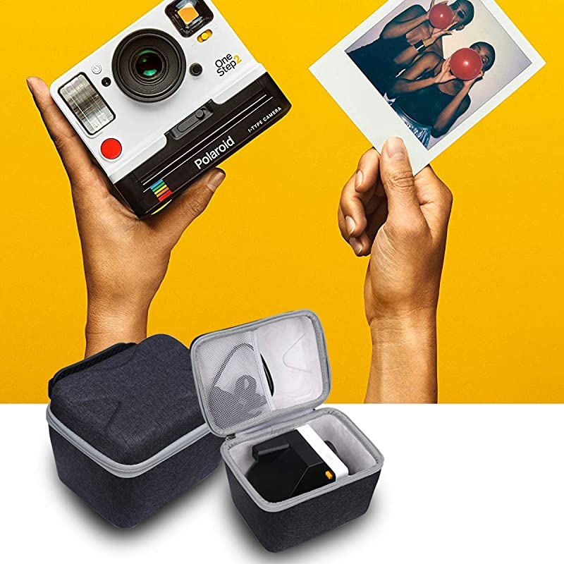 Hard Travel Storage Case for Polaroid Originals 9003/9008/9009/9016 OneStep 2 Instant Film Camera (Dark Blue-New Version)