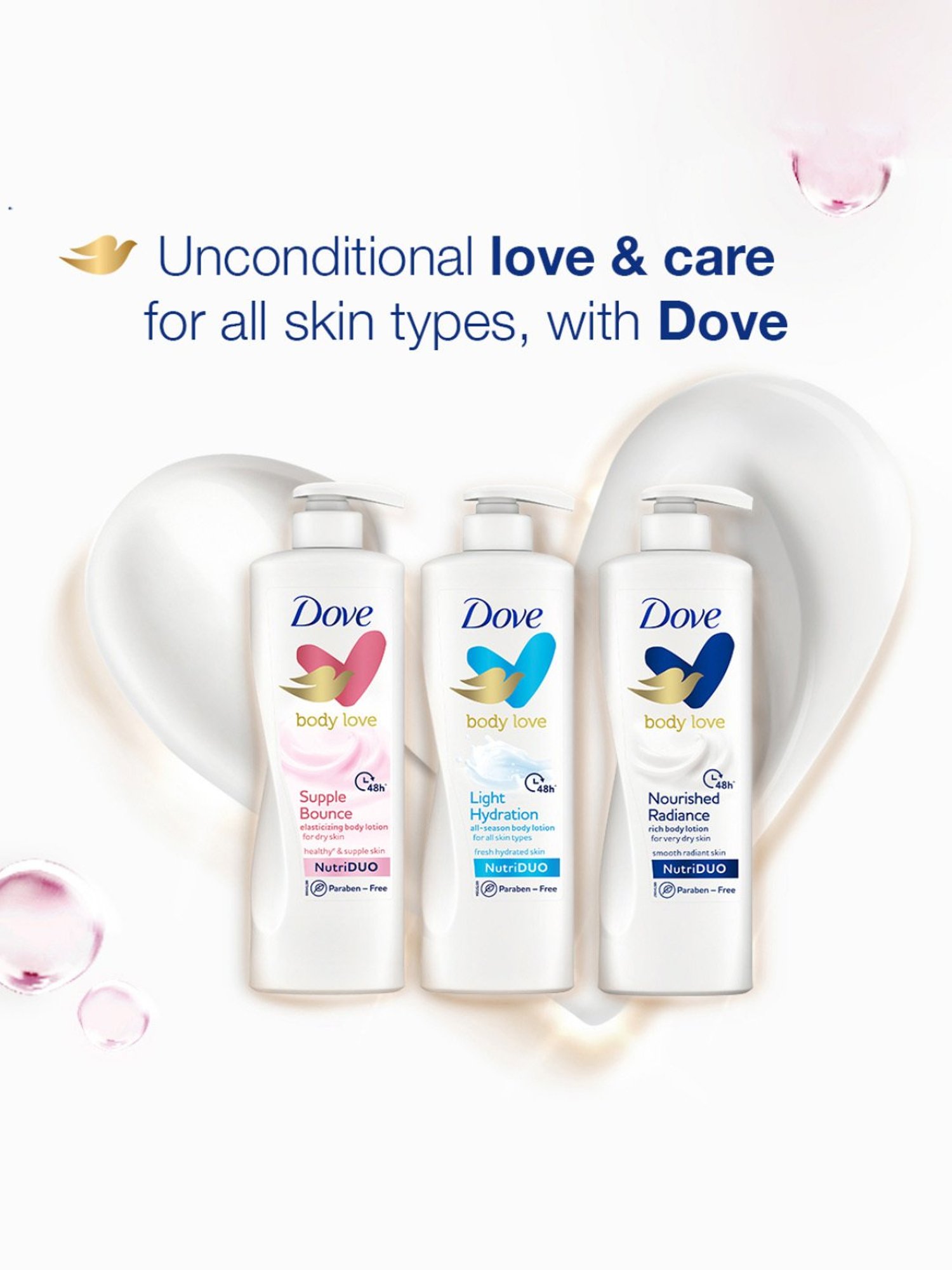 Dove Body Love Supple Bounce Body Lotion - 400 ml