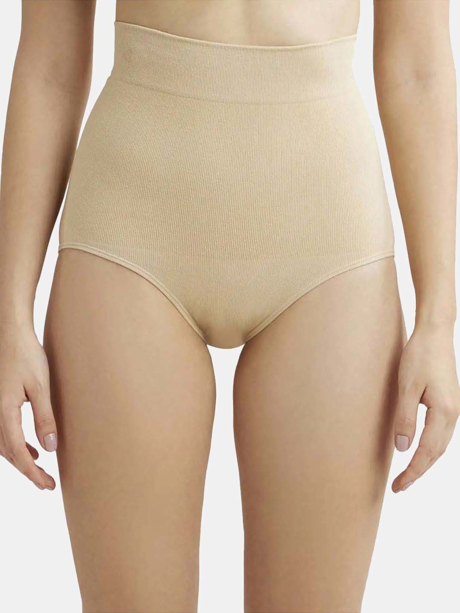Jockey SH04 Women's High Waist Cotton Rich Elastane Stretch Seamfree Bikini Shapewear