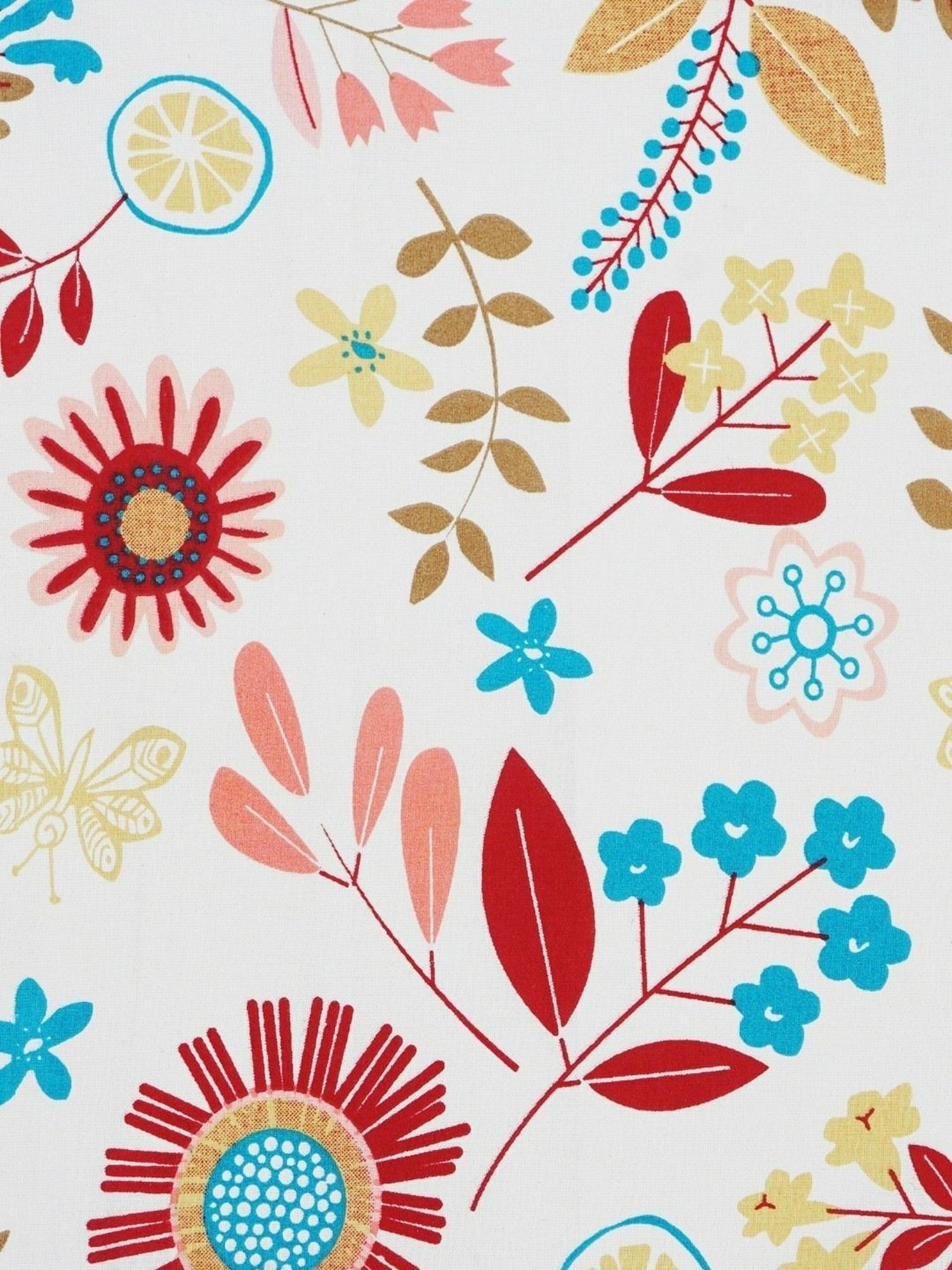 SEJ by Nisha Gupta Floral Maroon 144 TC Cotton Single Bed Sheet with 1 Pillow Cover