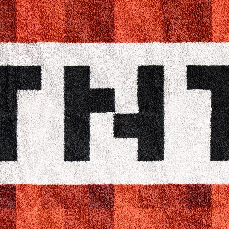 39"x39" Minecraft Red TNT Area Rug