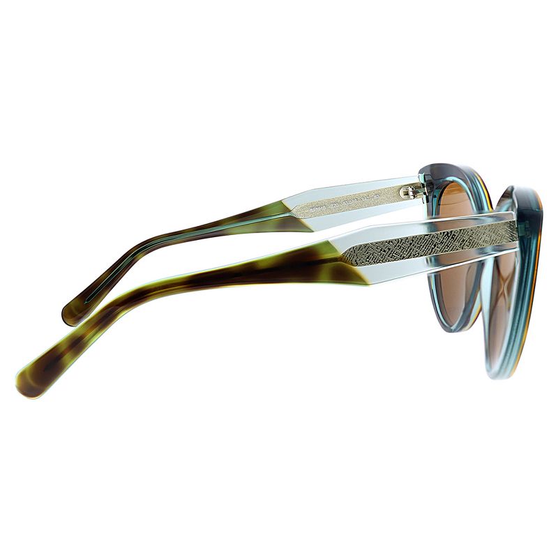 Salvatore Ferragamo SF 891S 220 Womens Cat-Eye Sunglasses Transparent Tortoise Green 53mm