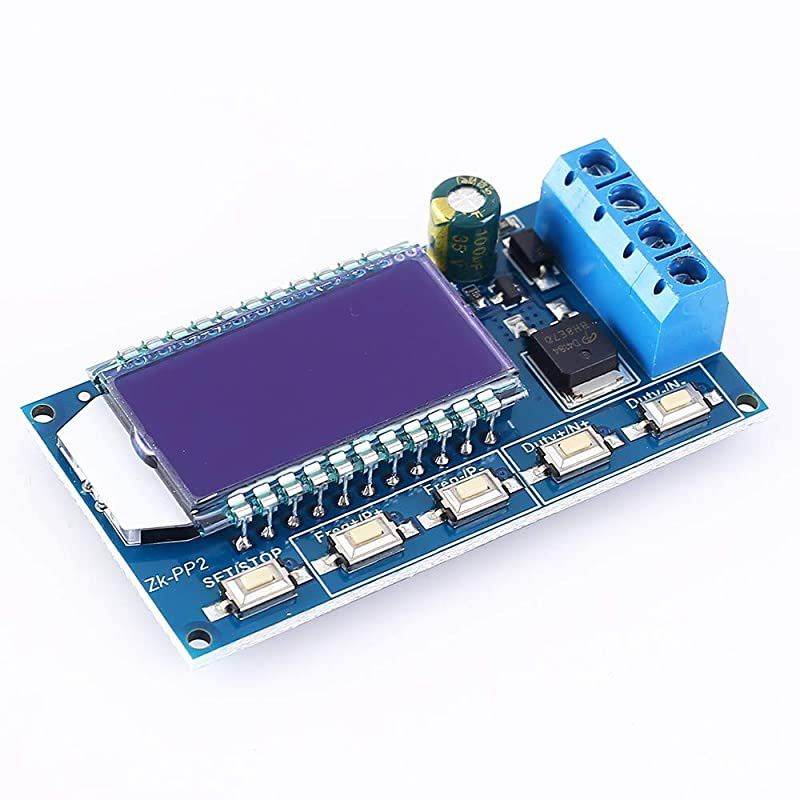 Signal Generator 8A Driver Module for Motor/Lamp 1-Channel 1Hz-150KHz Dual Mode LCD PWM Pulse Frequency Duty Cycle Adjustable Module
