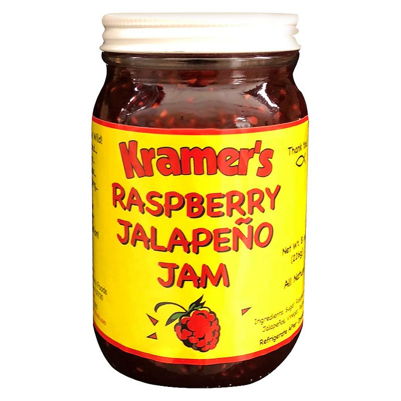 Kramer's Raspberry Jalapeno Jam - 8 fl oz Jar
