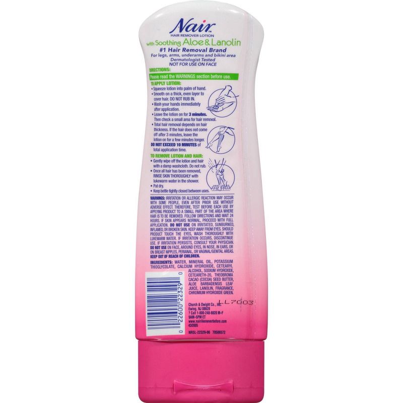 Nair Hair Aloe & Lanolin Hair Removal Lotion - 9.0oz