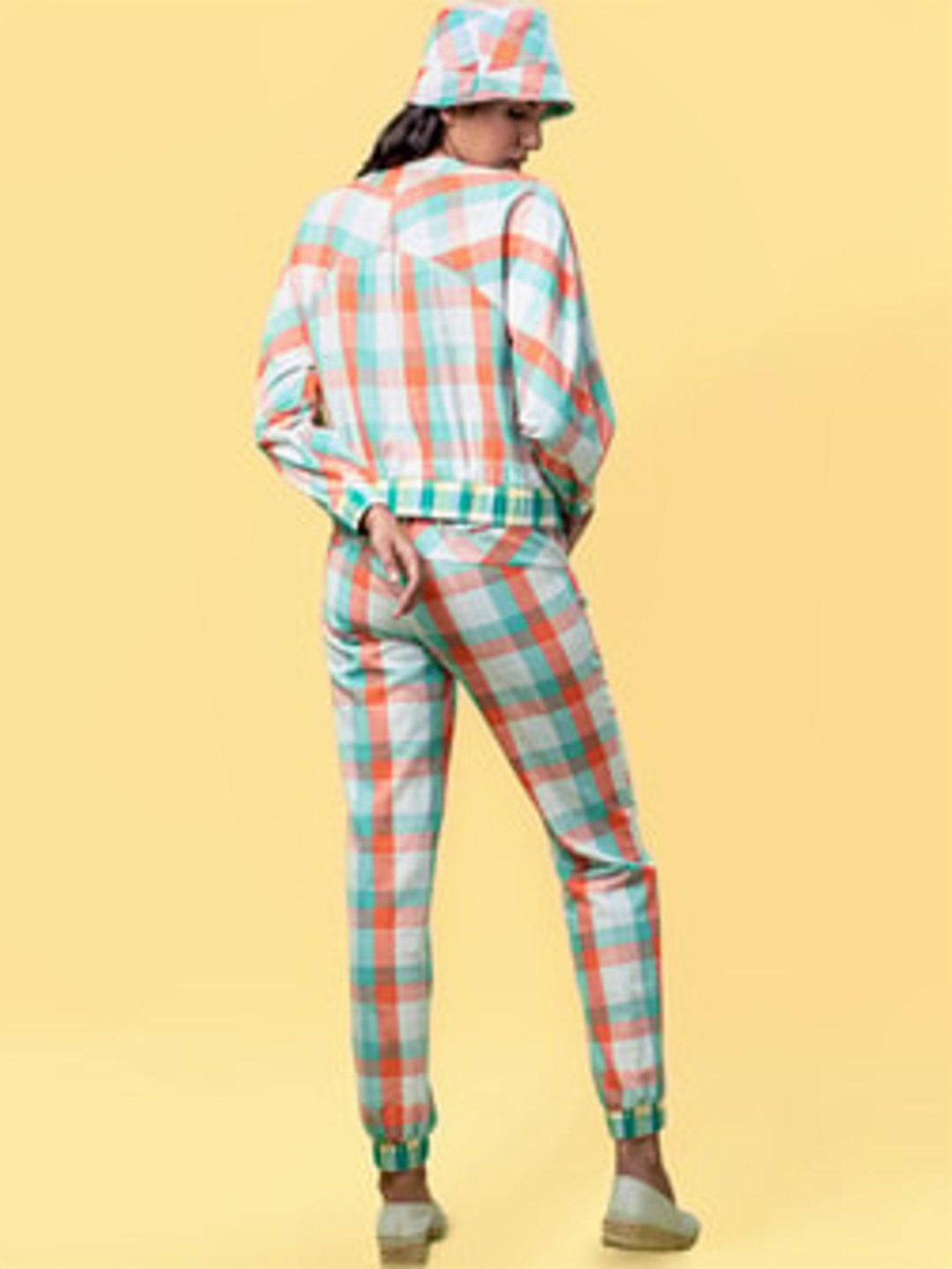 Anushe Pirani Orange Of Myriad Minds Bomber Jacket