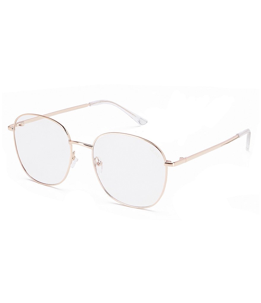 Quay Australia Jezabell Round Blue Light Glasses