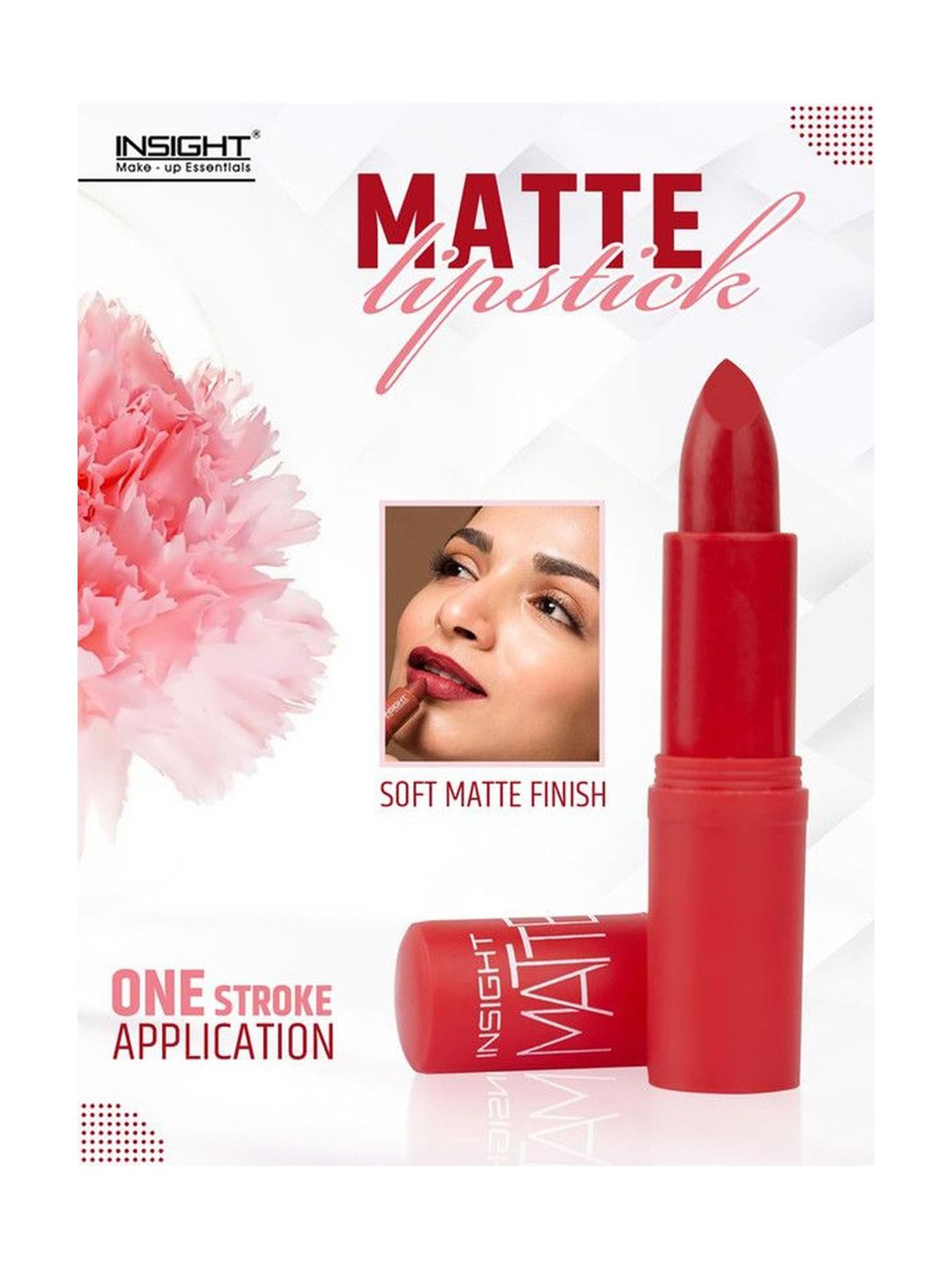 Insight Cosmetics Matte Lipstick Suite Up Pink - 4.2 gm