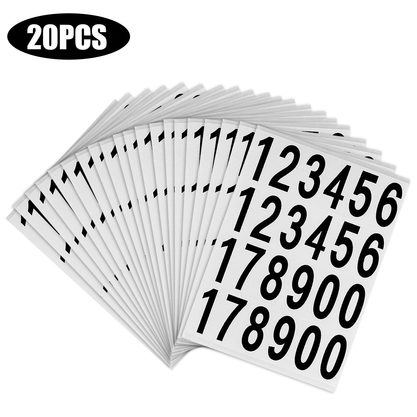 Number Vinyl Decal Sticker Street Address Mailbox Car House Door Sign Adhesive