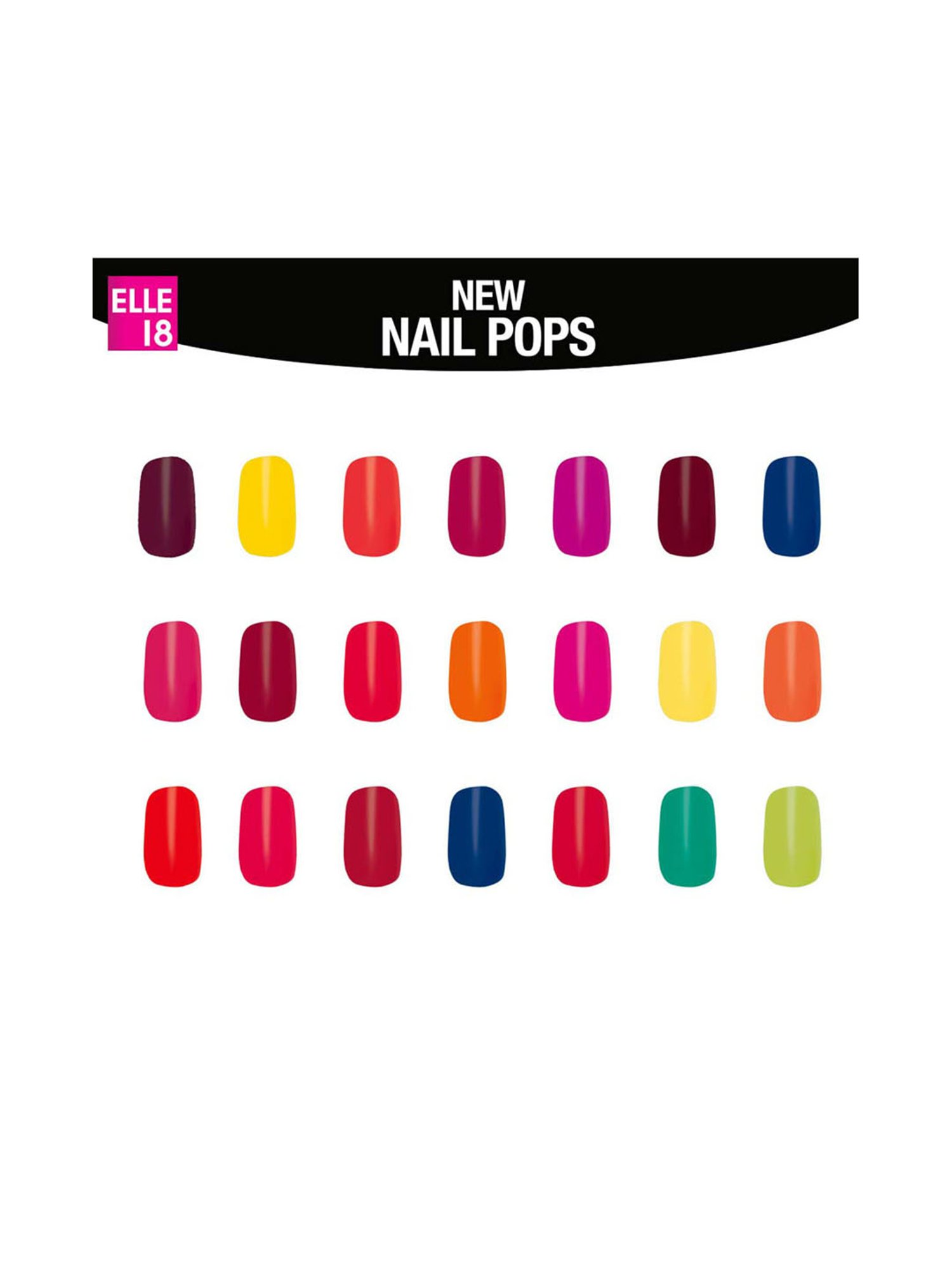 Elle 18 Nail Pops Nail Color Shade 135 - 5 ml
