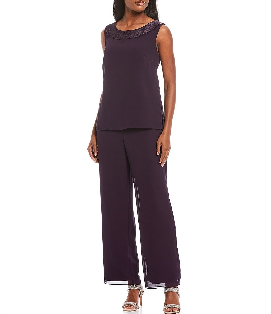 Alex Evenings Stretch Velvet Long Sleeve Ruched Beaded Accent Collar Boat Neck Blouse