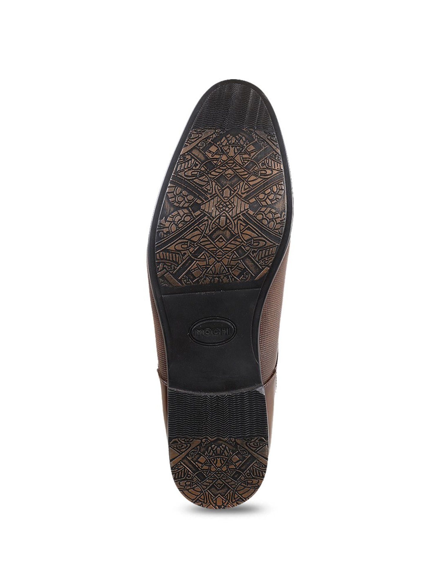 Mochi Men's Brown Shoe Lace-up