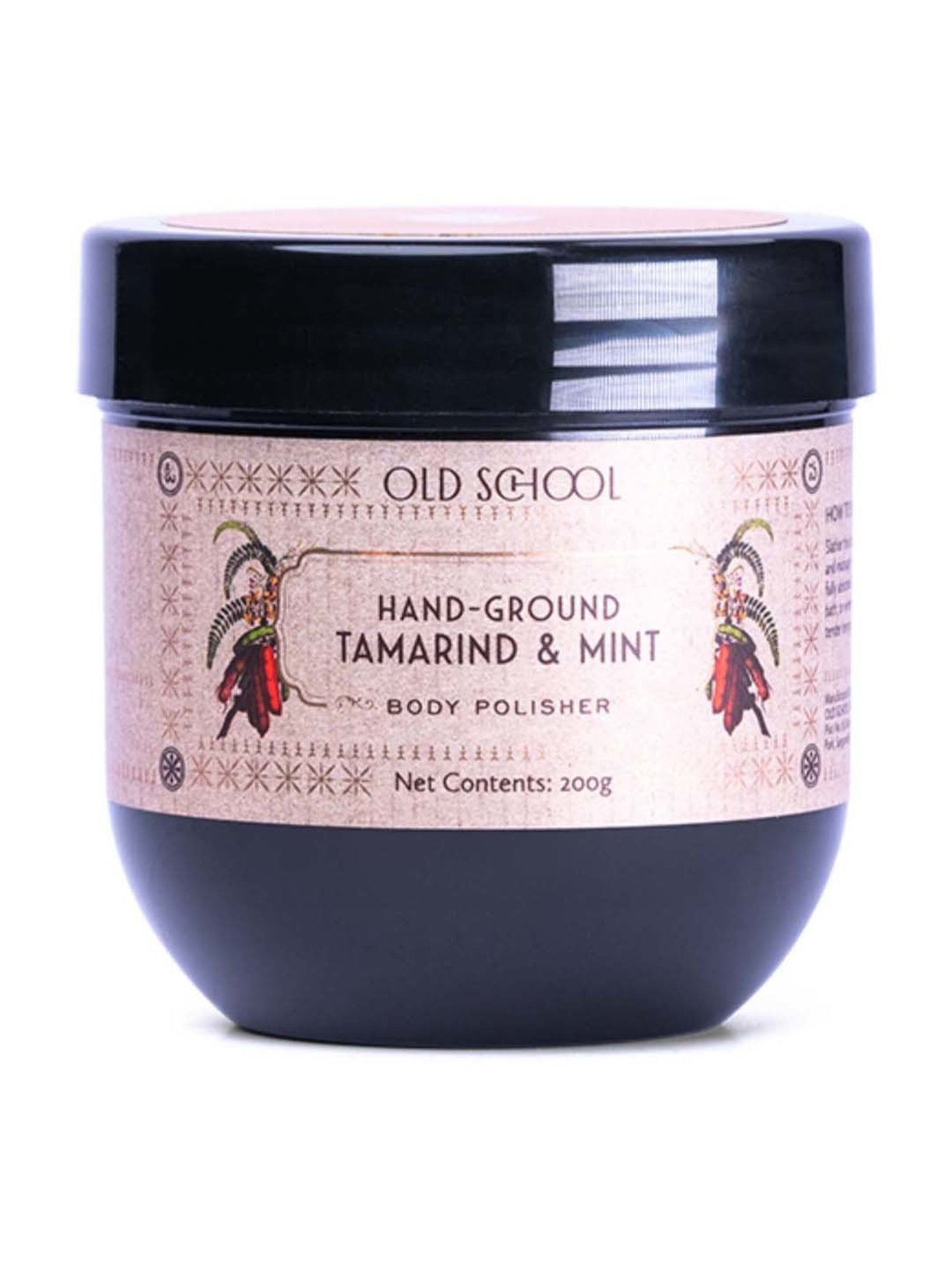 Old School Rituals Hand-Ground Tamarind & Mint Body Polisher - 200 gm