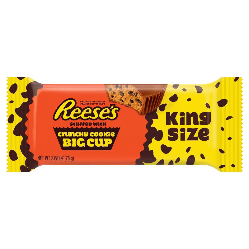 Reese's King Size Stuffed with Crunchy Cookie Big Cup - 2.68oz