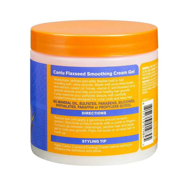 Cantu  Flaxseed Smoothing Cream Gel - 16oz