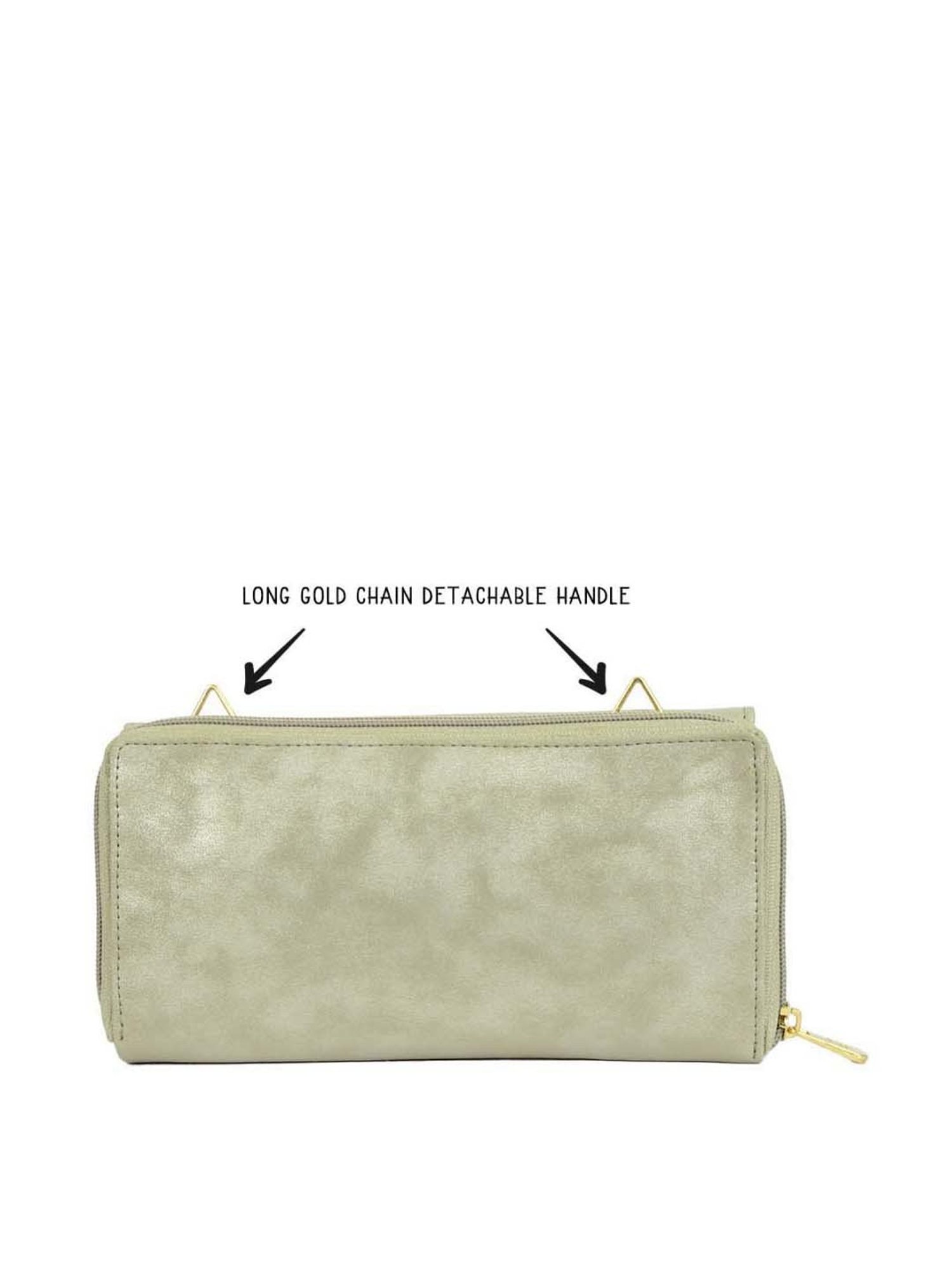 Baggit Green Solid Wallet for Women