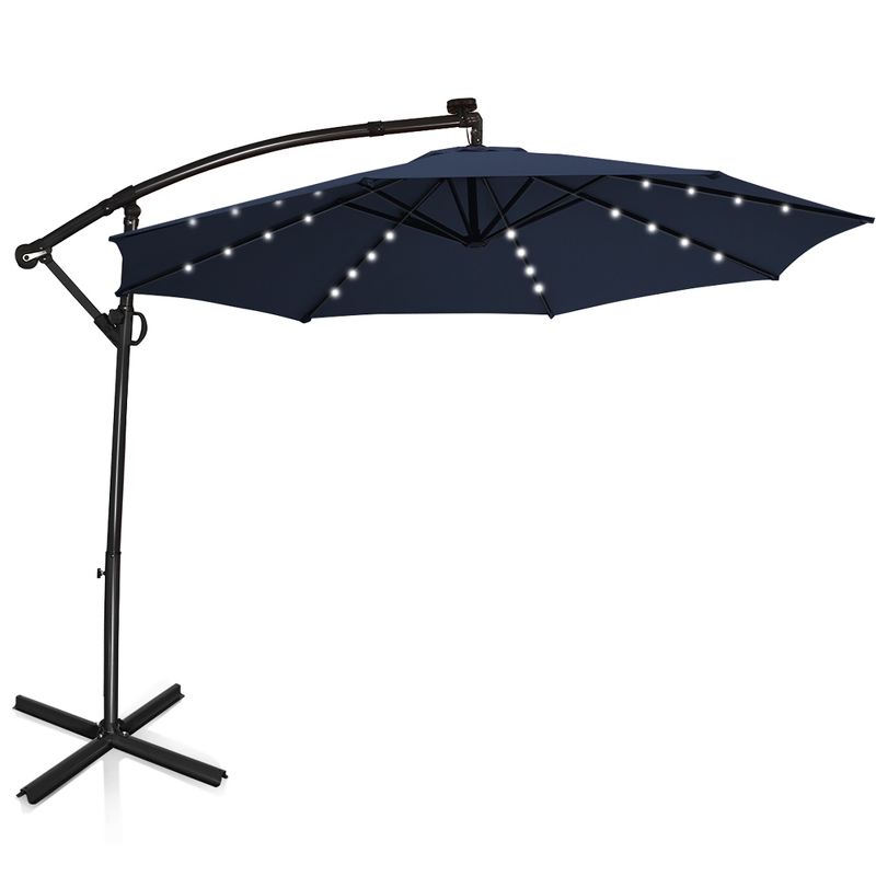9' x 5' Rectangular Double Top Patio Outdoor Market Umbrella Emerald Green - Crestlive Products
