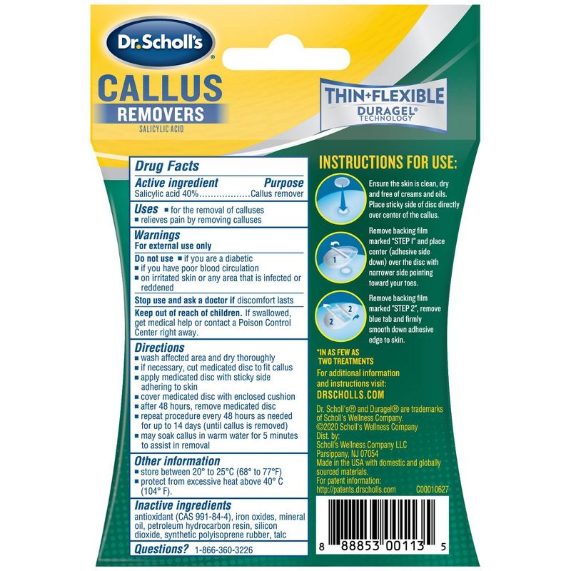 Dr Scholl's Duragel Salicylic Acid Callus Remover Cushion - 4ct