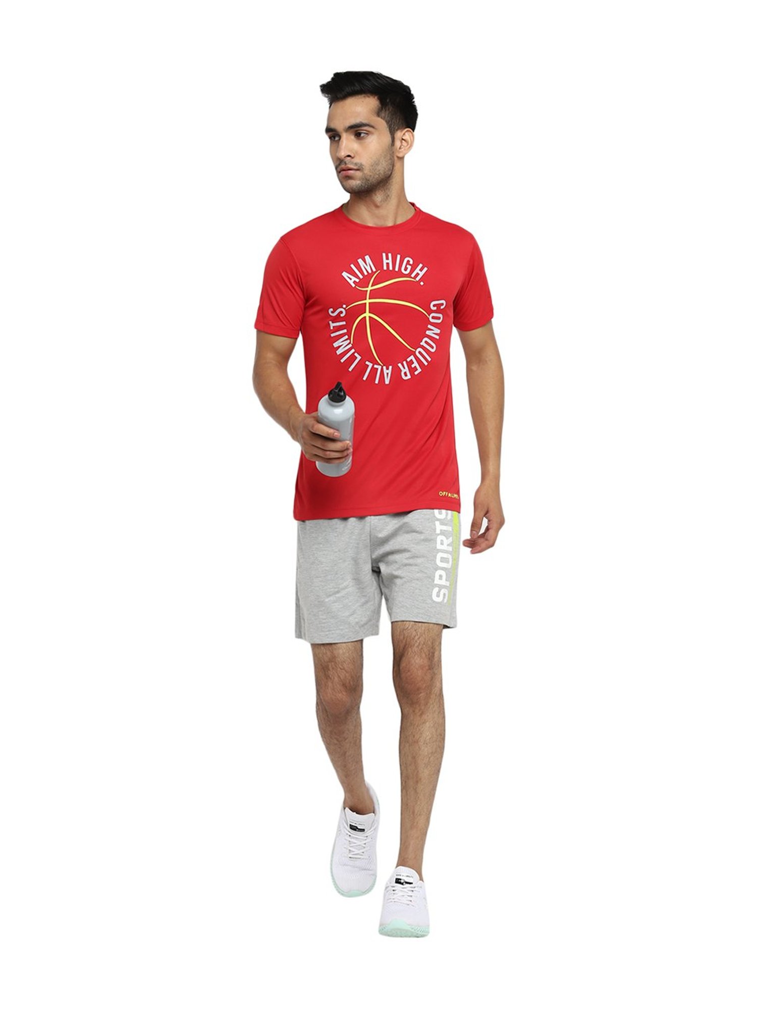 OFF LIMITS Red Regular Fit Short Sleeves T-Shirt