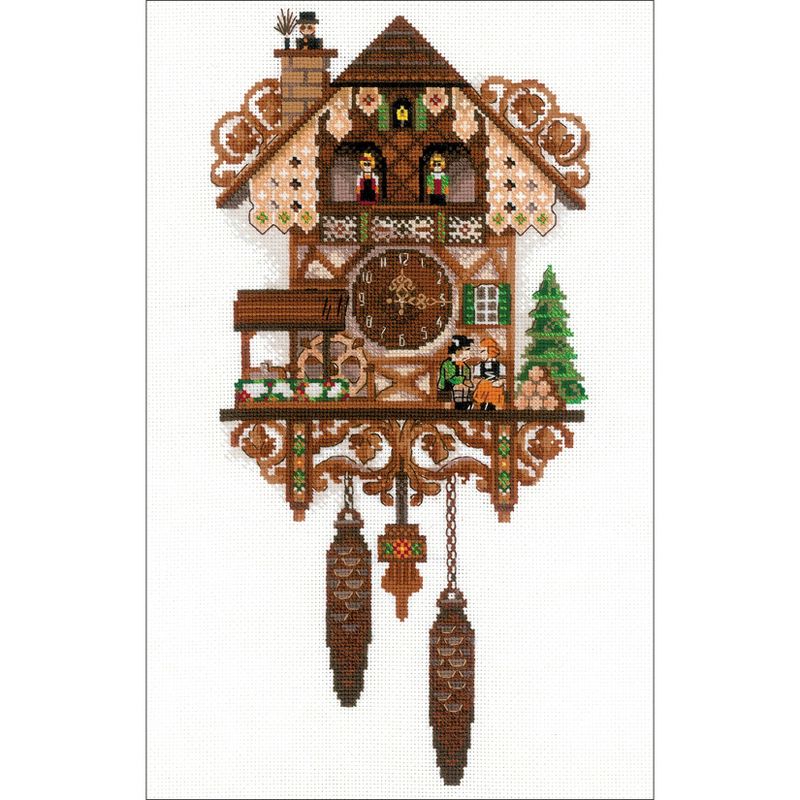 RIOLIS Counted Cross Stitch Kit 9.75"X15.75"-Cuckoo Clock (14 Count)