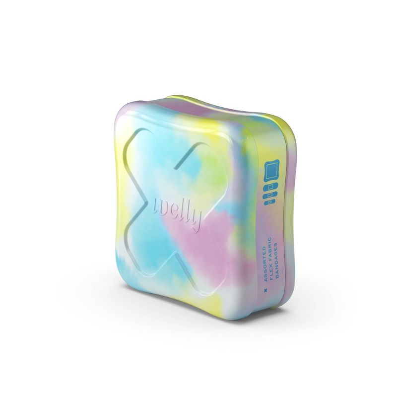 Welly Assorted Colorwash Tie Dye Pink and Blue Adhesive Bandages - 48ct