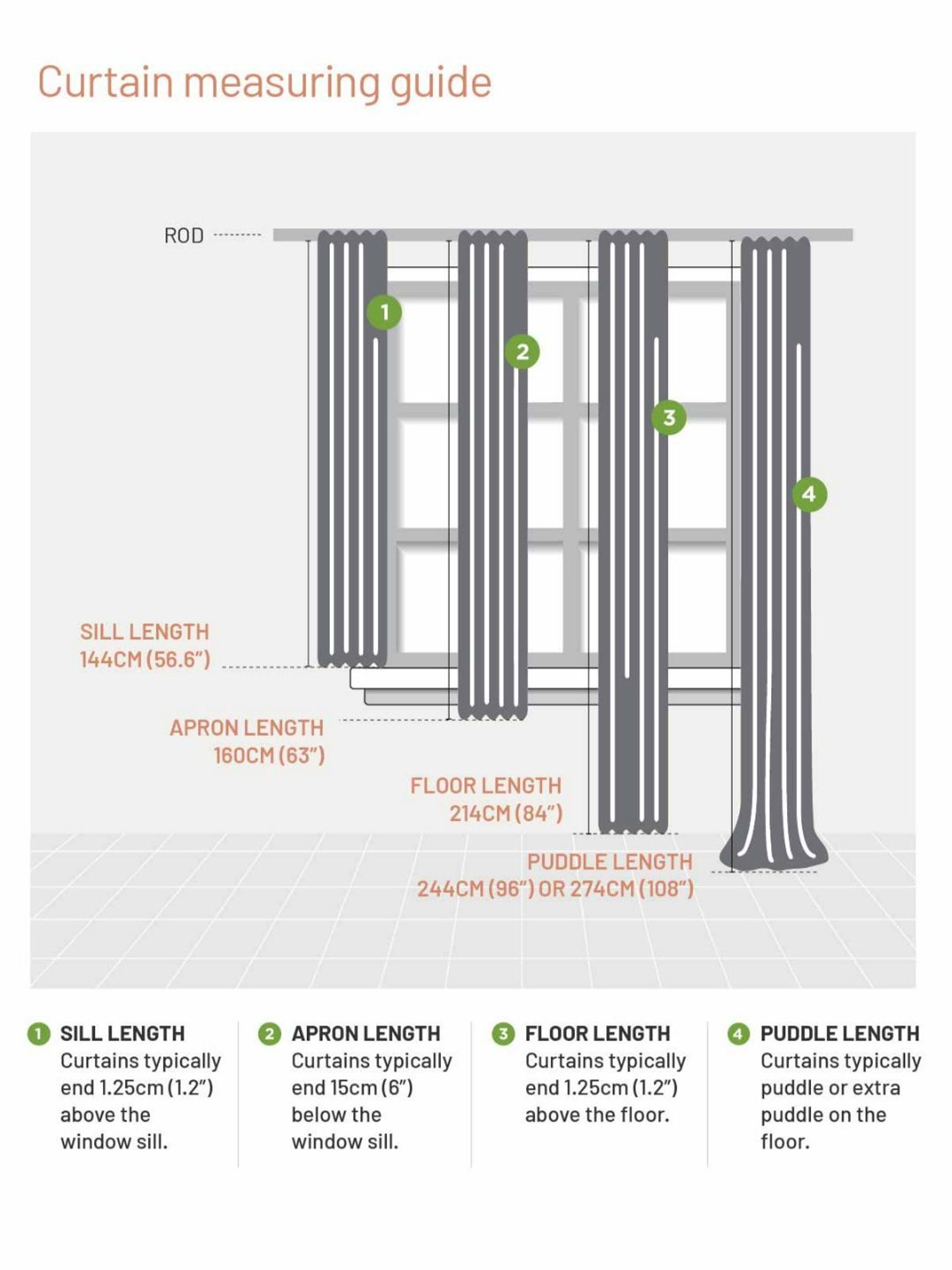 DDECOR Live Beautiful Grey Polyester 7 ft Door Curtain