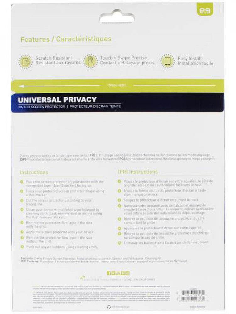 PureGear Universal Privacy Screen Protector for Tablets 7.5 to 10.5 inches