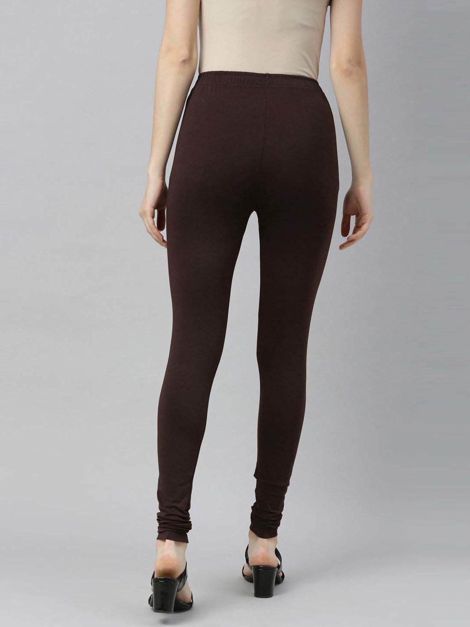 JCSS Coffee Brown Cotton Leggings
