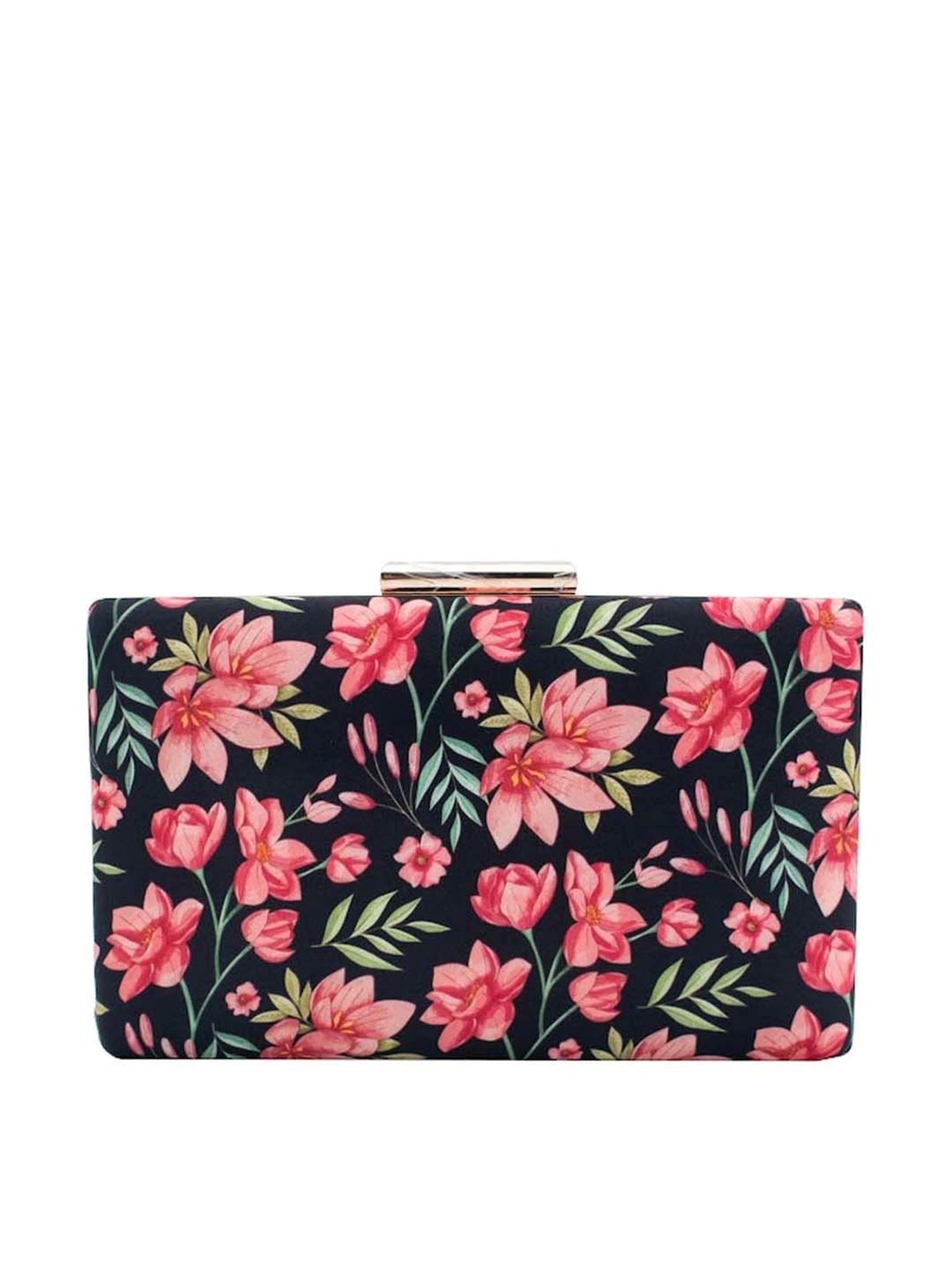 Sugarcrush Black Printed Clutch