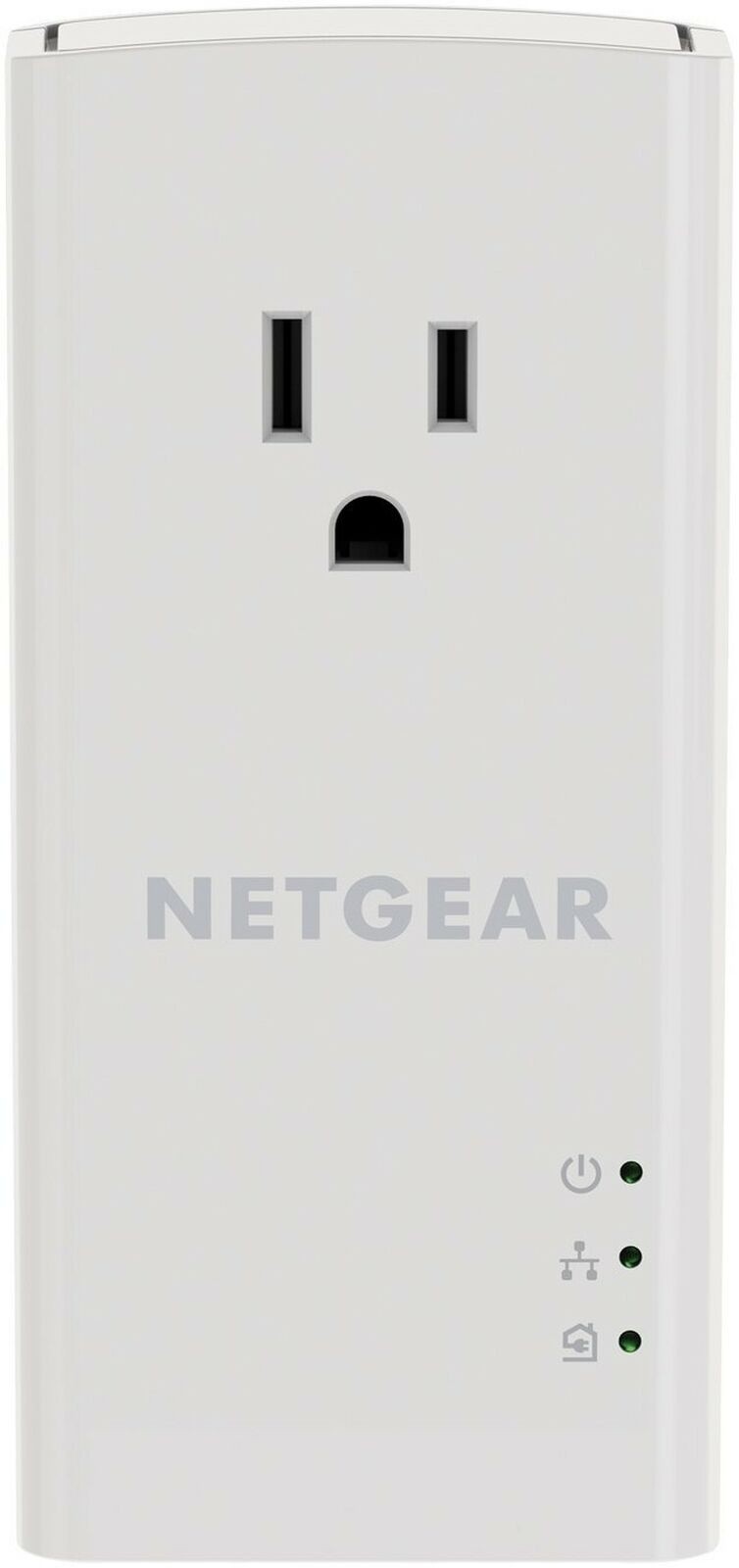 NETGEAR PowerLINE 1200 Mbps, 1 Gigabit Port with Pass-Through, Extra Outlet (...