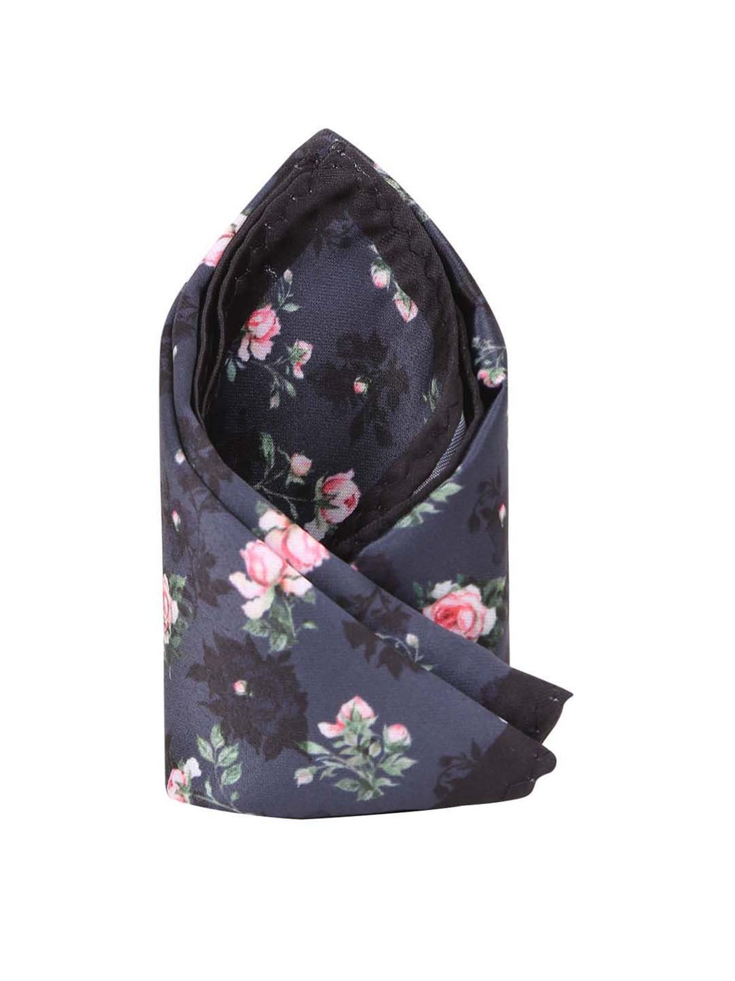 CHOKORE Brown and Yellow Plaid Pocket Square