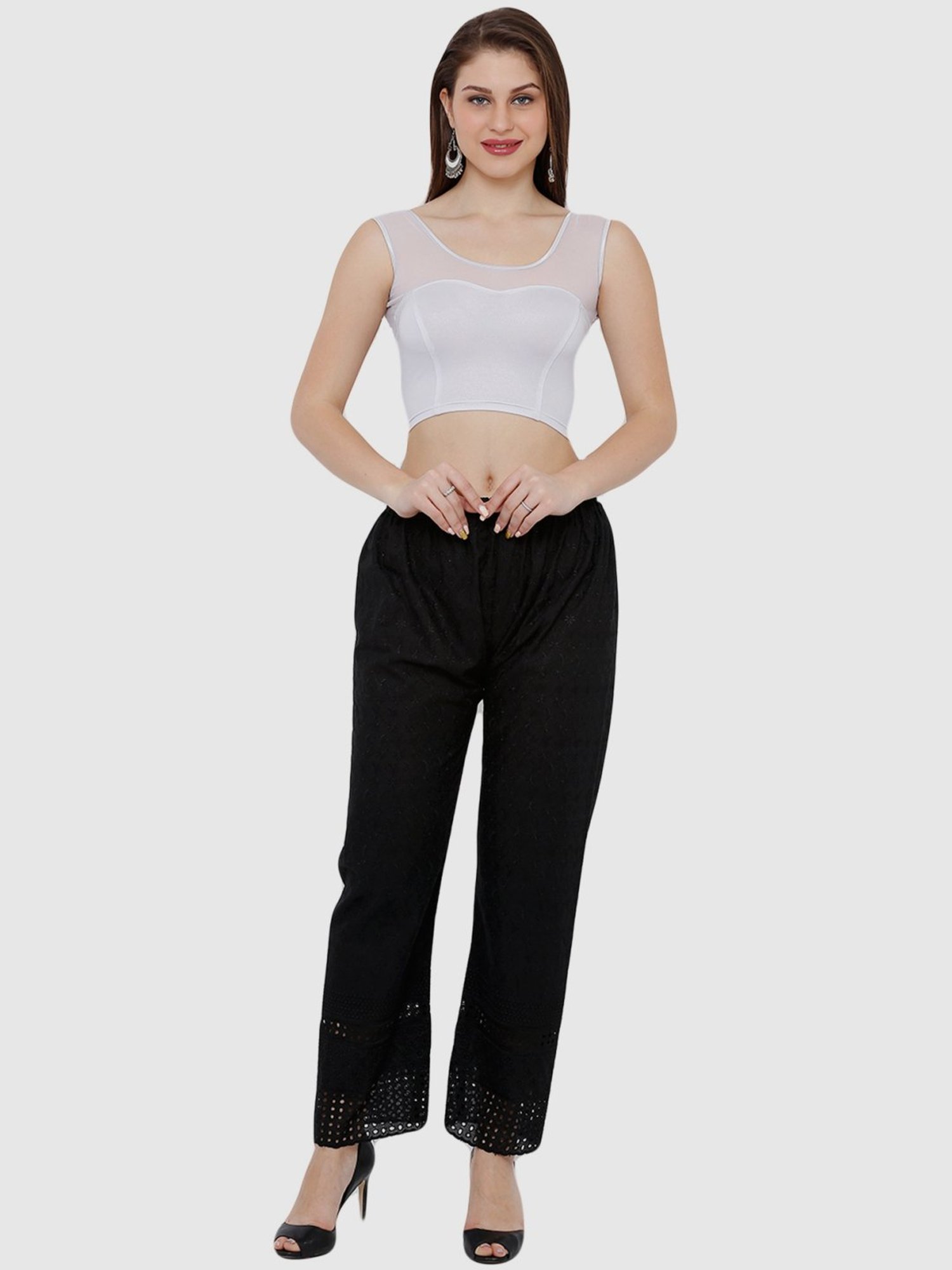 Salwar Studio Red Textured Blouse