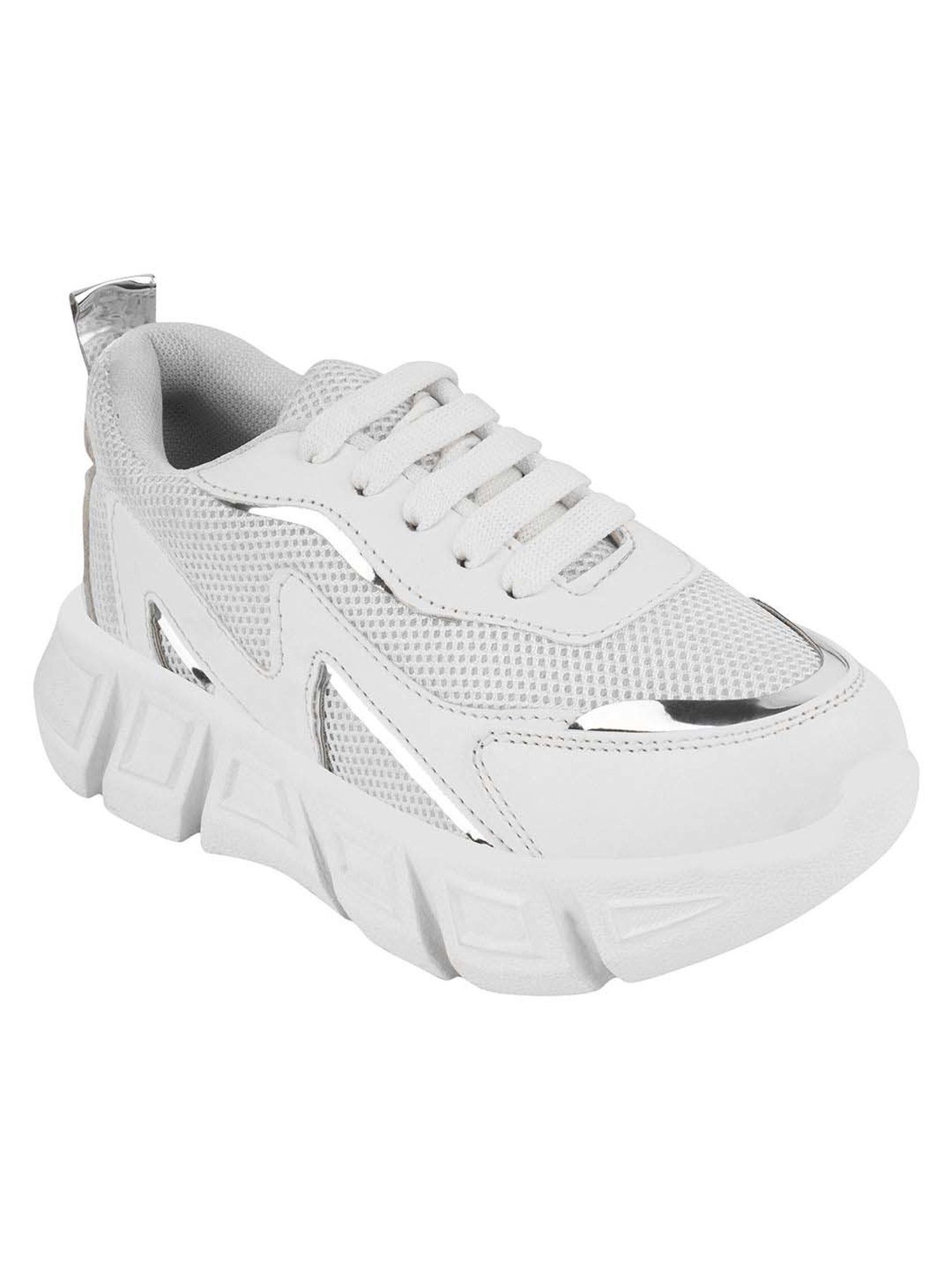 Shoetopia Kids White Walking Shoes